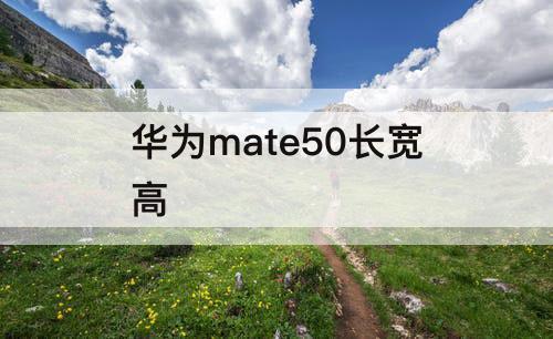 华为mate50长宽高