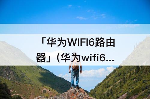 「华为WIFI6路由器」(华为wifi6路由器重置)