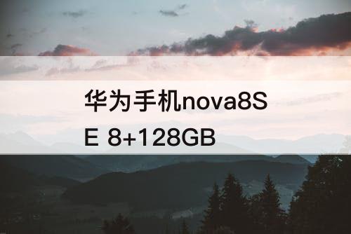 华为手机nova8SE 8+128GB