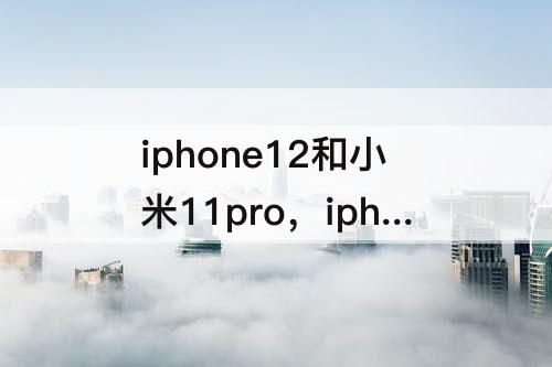 iphone12和小米11pro，iphone12和小米11pro怎么选
