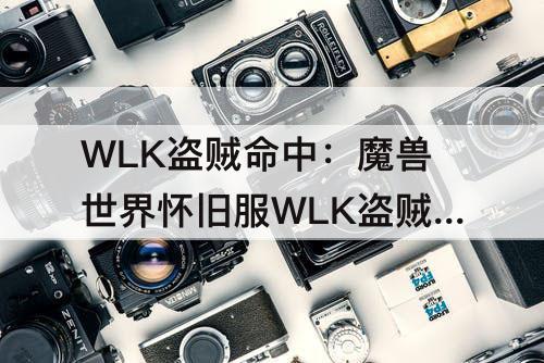 WLK盗贼命中：魔兽世界怀旧服WLK盗贼命中
