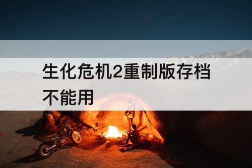 生化危机2重制版存档不能用