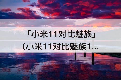 「小米11对比魅族」(小米11对比魅族18参数)