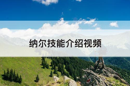 纳尔技能介绍视频
