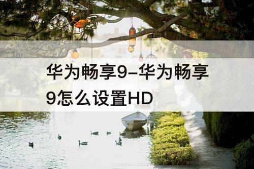 华为畅享9-华为畅享9怎么设置HD